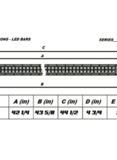 GG Lights 40inch Sport Double Row LED Light Bar                                     - 17877817795 - Image 4
