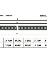 GG Lights 6inch Race Series Single Row LED Light Bar                                     - 17907763587 - Image 4