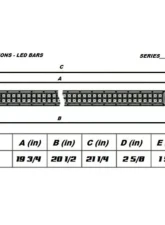 GG Lights 20inch Race Series Single Row LED Light Bar                                     - 17907991555 - Image 6