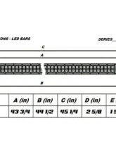 GG Lights 40inch Race Series Single Row LED Light Bar                                     - 17908244931 - Image 5