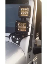 GG Lights Single Mount LED Pod Pillar Mounts without Pod Jeep Wrangler JK 2007-2018                                     - 18345134851 - Image 3