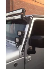 GG Lights Single Mount LED Pod Pillar Mounts without Pod Jeep Wrangler JK 2007-2018                                     - 18345134851 - Image 3