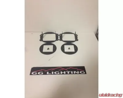 GG Lights Flood Pattern Pod OEM Fog Light LED Pod Brackets Jeep Wrangler JK 2007-2018 - 18345521539