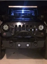 GG Lights Flood Pattern Pod OEM Fog Light LED Pod Brackets Jeep Wrangler JK 2007-2018                                     - 18345521539 - Image 2