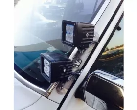 GG Lights Dual LED Pod Pillar Mount without Sport Pods Jeep Cherokee XJ 1984-1996