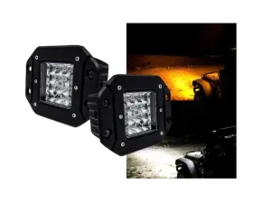 GG Lights Amber and White Dual Color Flush Mount LED Pod