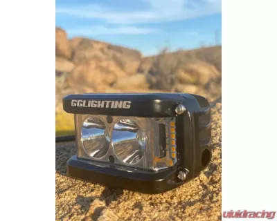 GG Lights Mini Sidewinder Pod with Amber Strobes - 35425721254046