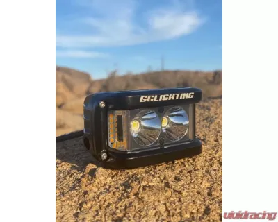 GG Lights Mini Sidewinder Pod with Amber Strobes - 35425721254046