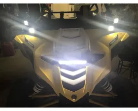 GG Lights LED Pod Pillar Mount Yamaha YXZ 1000r 2016-2021