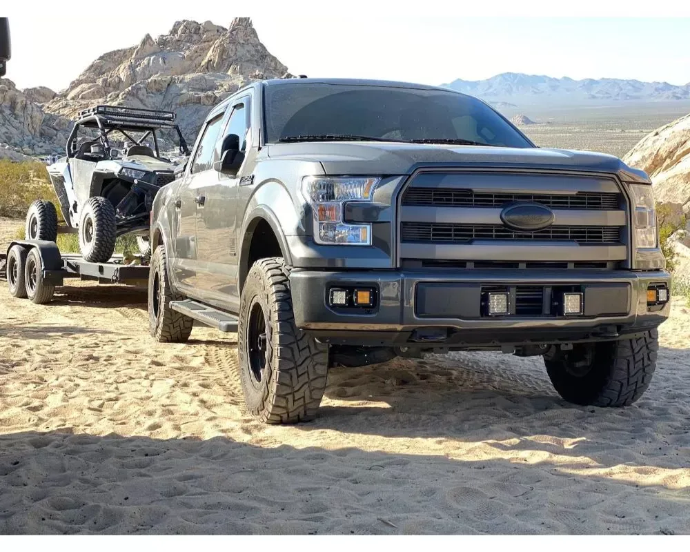 GG Lights Dual Pod Fog Light Mount with Sport Spot Pods Ford F-150 2015-2017 - 39890557518