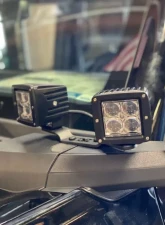 GG Lights All Amber Ditch | Pillar Pod Mount Ford Bronco 2021+                                     - 40600908693662 - Image 2