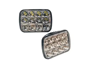 GG Lights Rectangle Hi and Low Beam Headlight Replacement