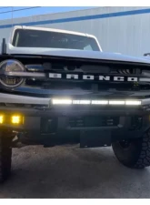 GG Lights 30inch Single Row LED Bar Bumper Mount with 30inch Race Series LED Bar Ford Bronco 2021+                                     - 41390495465630 - Image 2
