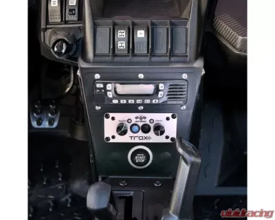 GG Lights PCI Kenwood Race Radio and Intercom UTV Mounting Brackets Console with Side Panels Can-Am X3 - 41494773432478
