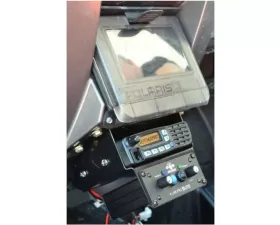 GG Lights PCI Kenwood Race Radio and Intercom UTV Mounting Brackets Under Box Mount Polaris RZR