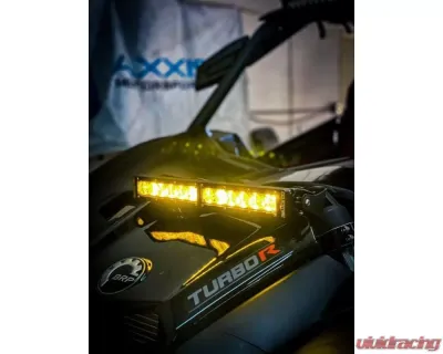 GG Lights 12inch LED Bar Shock Tower Mount with 12inch Race Series Can-Am X3 - 41721590317214