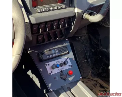 GG Lights PCI Kenwood Race Radio and Intercom UTV Mounting Brackets RZR Pro XP - 41740079792286