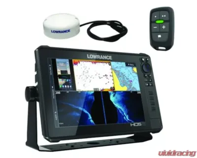 GG Lights Lowrance HDS-12 Live with External Antenna | LR-1 Remote - 41743296921758