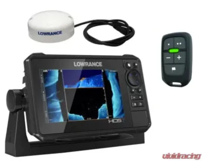 GG Lights Lowrance HDS-7 Live with External Antenna | LR-1 Remote | Video Input Adapter Cable - 41743337357470