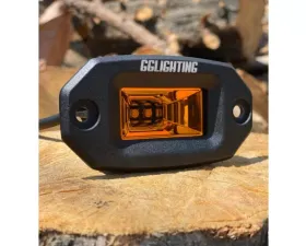 GG Lights Amber Compact Flush Mount LED Pod