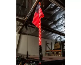 GG Lights 3ft RGB Multicolor Lighted Whip with Quick Release Base and Remote with Bluetooth Harness and Spare Remote
