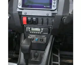 GG Lights PCI Vertical Radio and Intercom Bracket Polaris RZR Pro Series