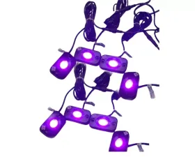 GG Lights RGB LED Color Changing Rock Lights 8 Pack