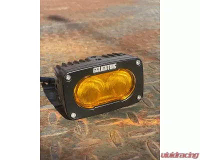 GG Lights Amber GP10 Flood Offroad LED Pod - 42368467370142