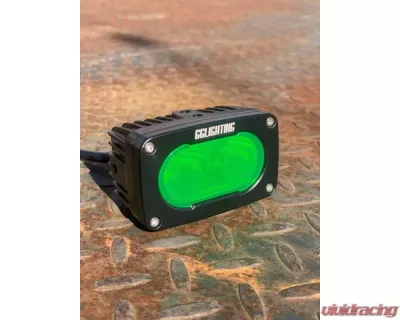 GG Lights Green GP10 Flood Offroad LED Pod - 42368467828894