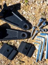 GG Lights Cast Black Sport Double Row Series Lightbar Mounting Kit                                     - 42465025130654 - Image 4