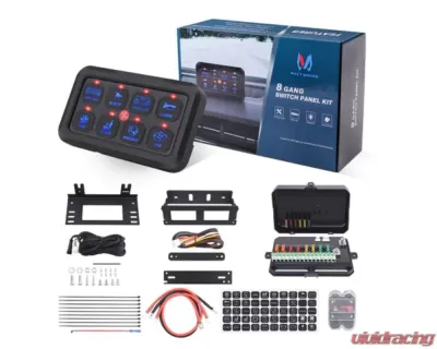 GG Lights MIC 8-Gang Switch Panel - 42479069790366