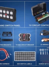 GG Lights MIC 8-Gang Switch Panel                                     - 42479069790366 - Image 3