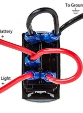 GG Lights Bumper Light Bar Rocker Switches                                     - 8055461314596 - Image 2