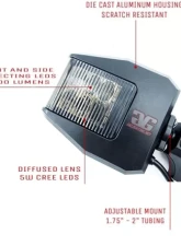 GG Lights Off Road Side Mirror With Sidewinder LED Pod Lights                                     - 9364828160036 - Image 5