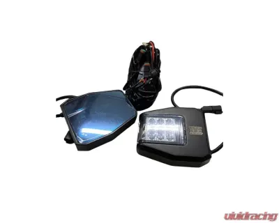 GG Lights Off Road Side Mirror With Sidewinder LED Pod Lights - 9364828160036