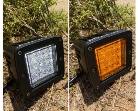 GG Lights Amber | White LED Dual Color Pod With Strobe