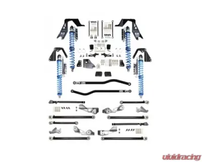 EVO Manufacturing Diesel High Clearance PRO Long Arm NV2514 w/ Compression Adjusters Plus Black Jeep Wrangler 2018-2021 - EVO-242BDAP