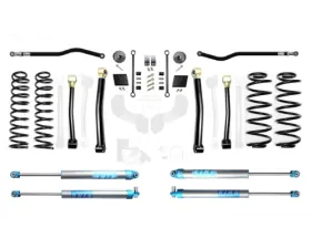 EVO Manufacturing 2.5 Inch Heavy Duty Enforcer Lift Stage 3 Plus with EVO SPEC King 2.0 Inch Shocks Jeep Wrangler 2018-2021