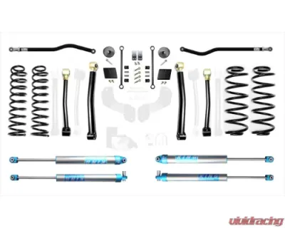EVO Manufacturing 2.5 Inch Heavy Duty Enforcer Lift Stage 3 Plus with EVO SPEC King 2.0 Inch Shocks Jeep Wrangler 2018-2021 - EVO-3011S3HDPK2