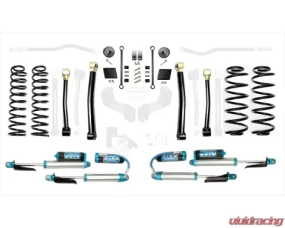 EVO Manufacturing 2.5 Inch Enforcer Lift Stage 3 with EVO SPEC King 2.5 Inch Shocks with Adjusters Jeep Wrangler 2018-2021 - EVO-3011S3KA