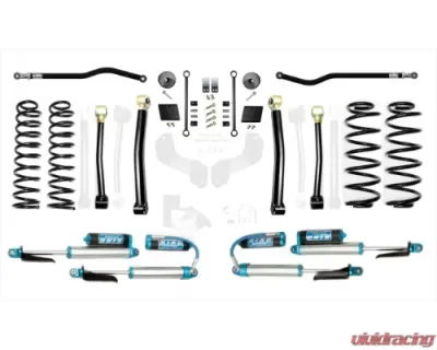 EVO Manufacturing 2.5 Inch Enforcer Lift Stage 3 Plus with EVO SPEC King 2.5 Inch Shocks with Adjusters Jeep Wrangler 2018-2021 - EVO-3011S3PKA