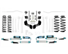 EVO Manufacturing 2.5 Inch Diesel Enforcer Overland Lift Stage 1 with EVO SPEC King 2.5 Inch Shocks with Adjusters Jeep Wrangler 2018-2021