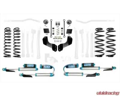 EVO Manufacturing 2.5 Inch Diesel Enforcer Overland Lift Stage 1 with EVO SPEC King 2.5 Inch Shocks with Adjusters Jeep Wrangler 2018-2021 - EVO-3012S1DKA