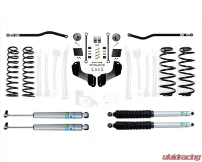 EVO Manufacturing 2.5 Inch Diesel Enforcer Overland Lift Stage 1 Plus with Bilstein Shocks Jeep Wrangler 2018-2021 - EVO-3012S1DPBIL