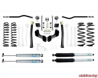 EVO Manufacturing 2.5 Inch Diesel Enforcer Overland Lift Stage 2 Plus Bilstein Shocks Jeep Wrangler 2018-2021 - EVO-3012S2DPBIL