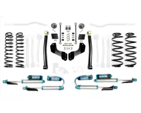 EVO Manufacturing 2.5 Inch Heavy Duty Enforcer Overland Lift Stage 2 with EVO SPEC King 2.5 Inch Shocks with Adjusters Jeep Wrangler 2018-2021