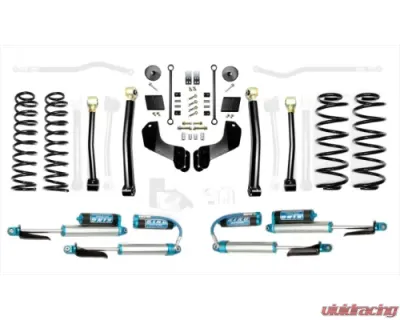 EVO Manufacturing 2.5 Inch Diesel Enforcer Overland Lift Stage 3 with EVO SPEC King 2.5 Inch Shocks with Adjusters Jeep Wrangler 2018-2021 - EVO-3012S3DKA