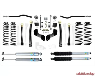 EVO Manufacturing 2.5 Inch Diesel Enforcer Overland Lift Stage 3 Plus with Bilstein Shocks Jeep Wrangler 2018-2021 - EVO-3012S3DPBIL