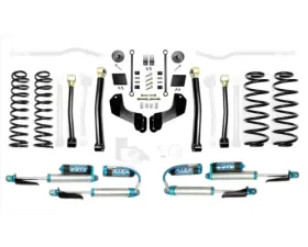 EVO Manufacturing 2.5 Inch Heavy Duty Enforcer Overland Lift Stage 3 with EVO SPEC King 2.5 Inch Shocks with Adjusters Jeep Wrangler 2018-2021