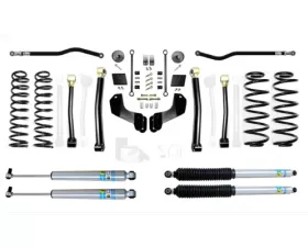 EVO Manufacturing 2.5 Inch Heavy Duty Enforcer Overland Lift Stage 3 Plus with Bilstein Shocks Jeep Wrangler 2018-2021
